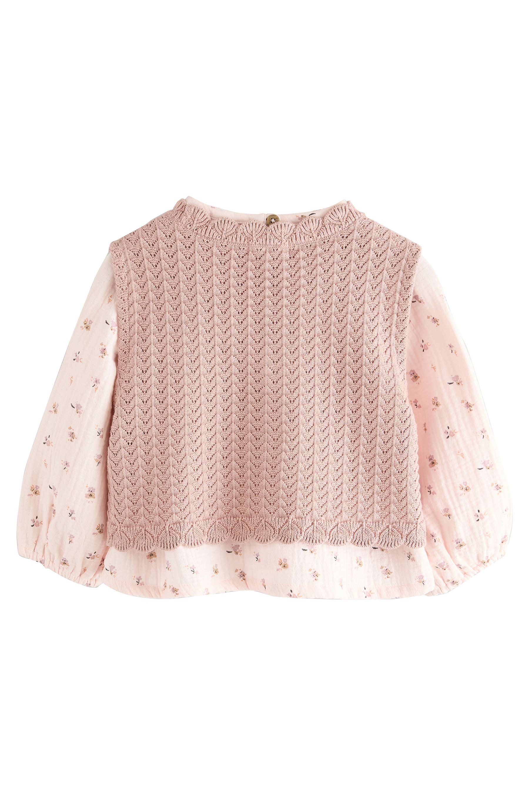 Next Pullunder Set aus Bluse und günstig online kaufen