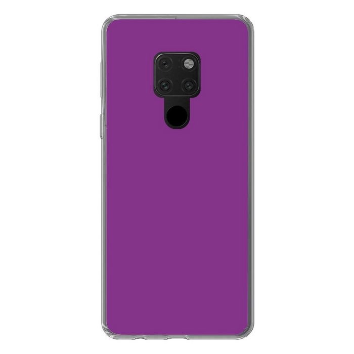 MuchoWow Handyhülle Lila - Farben - Design - Muster Phone Case Handyhülle Huawei Mate 20 Silikon Schutzhülle