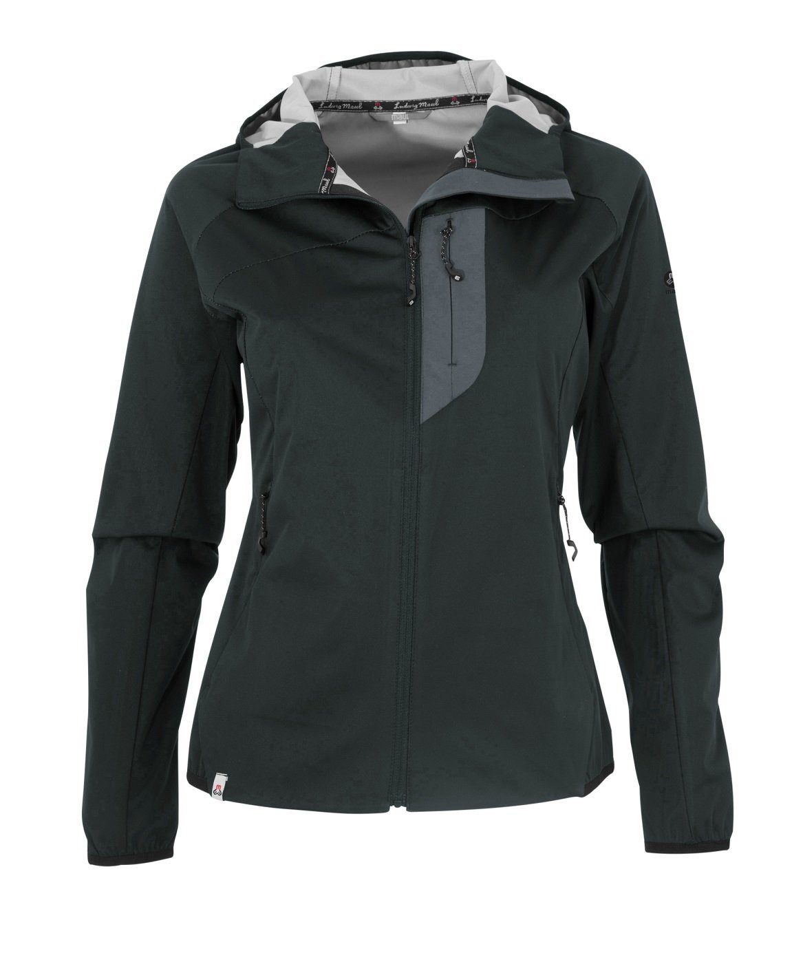 Maul Softshelljacke Wildbarren 3.0 (wind- und wasserdicht) schwarz Damen