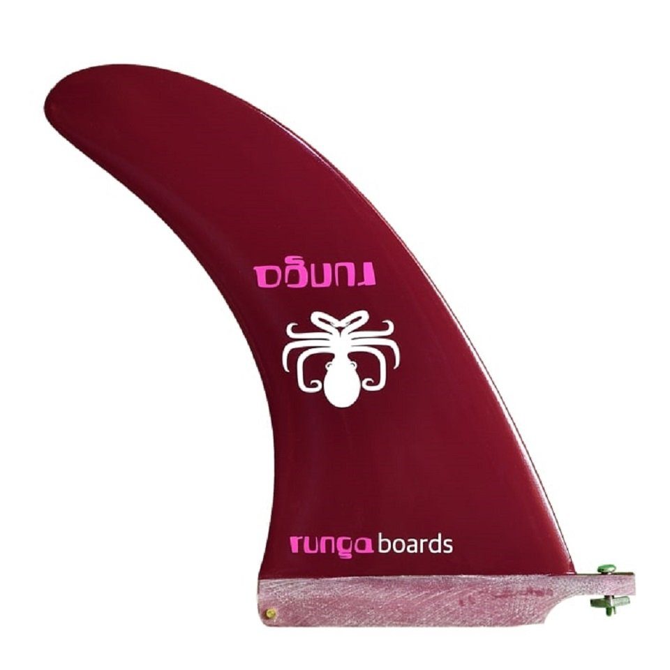 9.5, Up Runga-Boards Inkl. & Hard WOOD SUP, Allrounder, coiled 3-tlg. Paddling leash PINK Board Puaawai Finnen-Set) SUP-Board Stand (Set