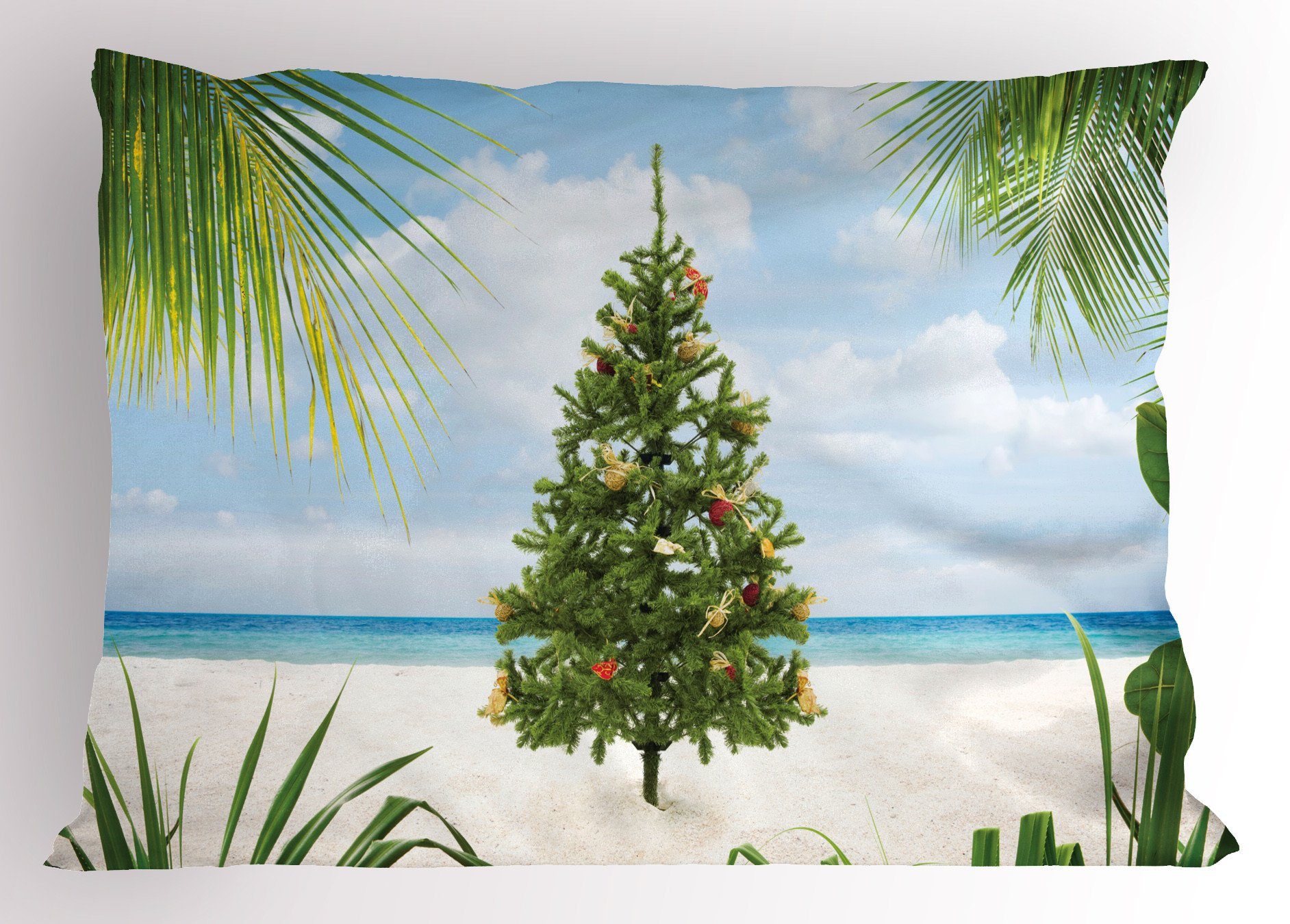 Dekorativer Size Gedruckter Standard King Feiertags-Party-Baum Weihnachten (1 Abakuhaus Stück), Kissenbezüge Kissenbezug,