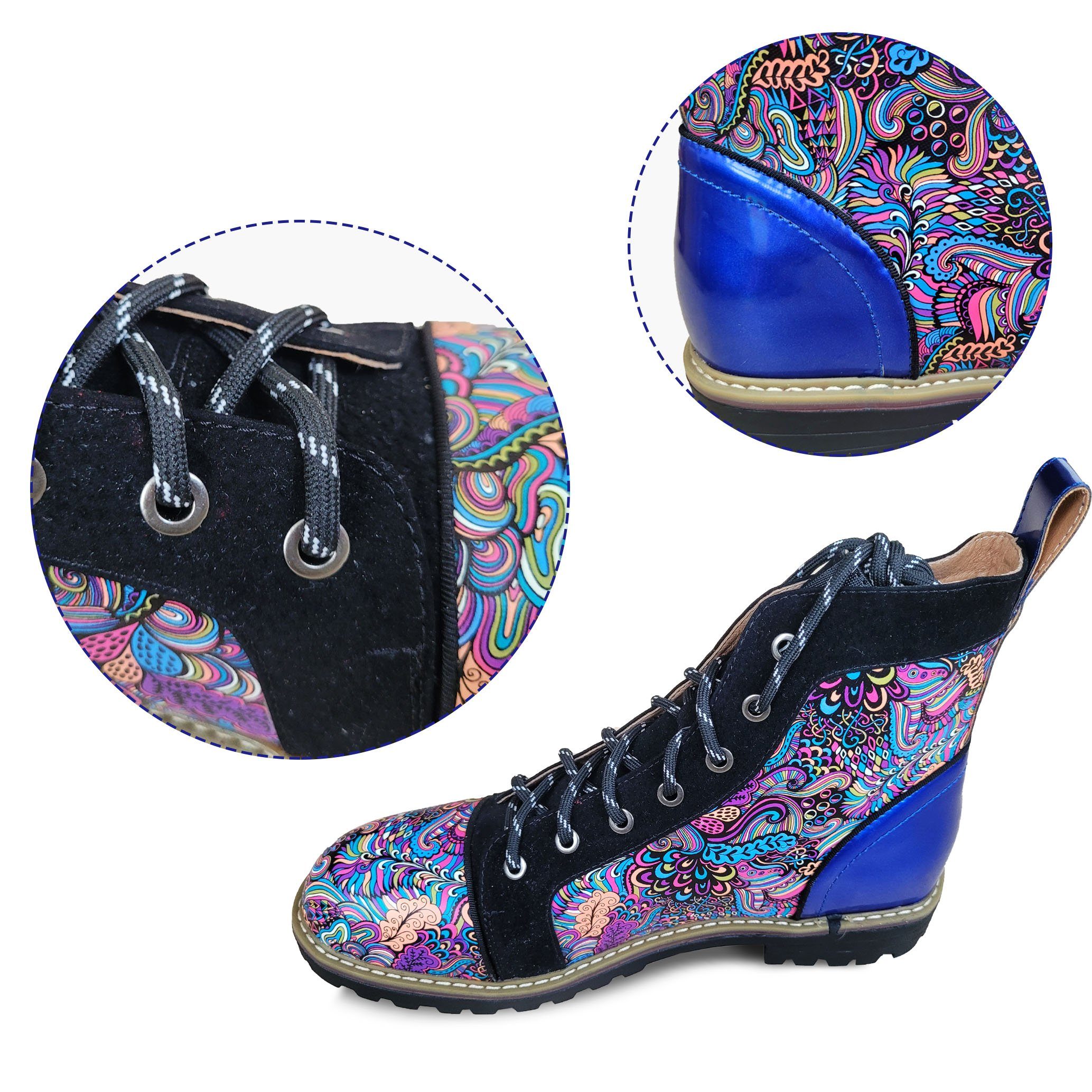 GOLDEN GOLDEN Winterstiefel Herren Schnürung Lässige Herrenstiefel Outdoorwinterstiefel