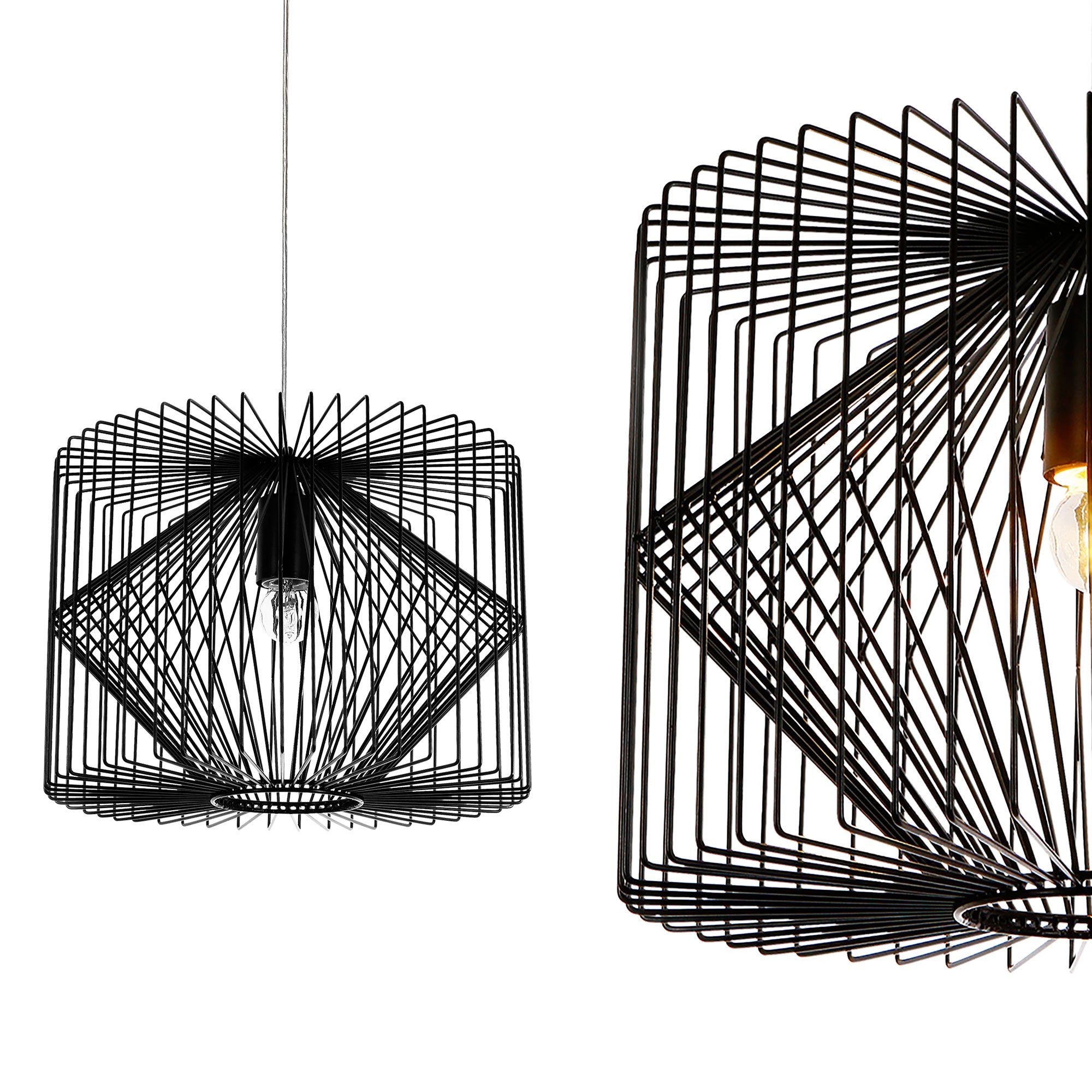 lux.pro Hängeleuchte, ohne Leuchtmittel, »Prison« im kunstvollen Gitterlook. Reduzierter Preis € 46,99. Unverbindliche Preisempfehlung € 58,99