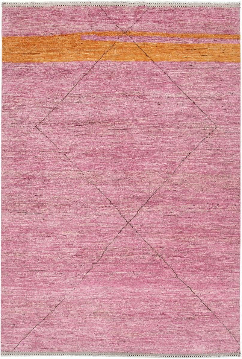 Orientteppich Berber Design 237x350 Handgeknüpfter Moderner Orientteppich, Nain Trading, rechteckig, Höhe: 20 mm