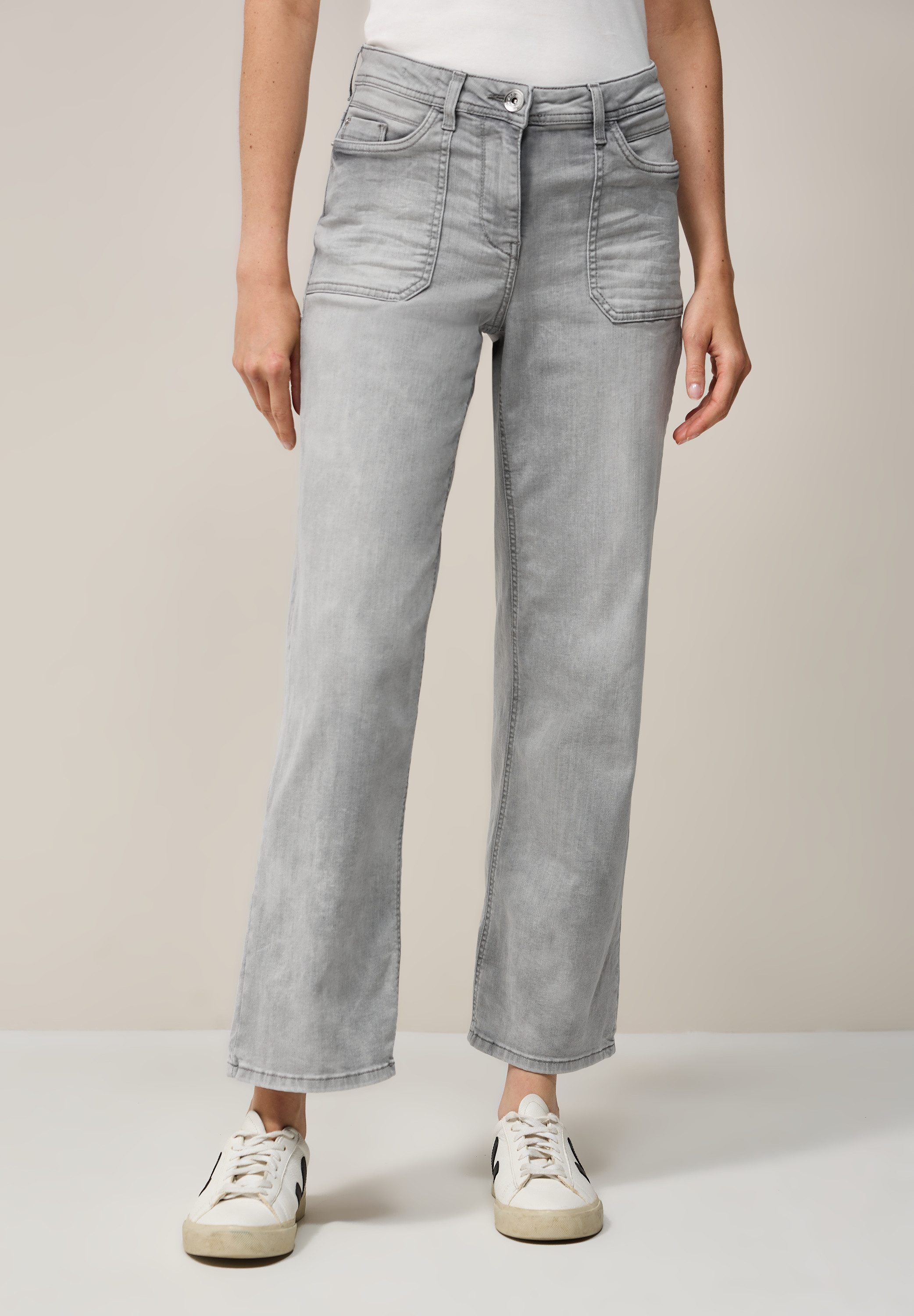 STREET ONE Loose-fit-Jeans High Waist günstig online kaufen