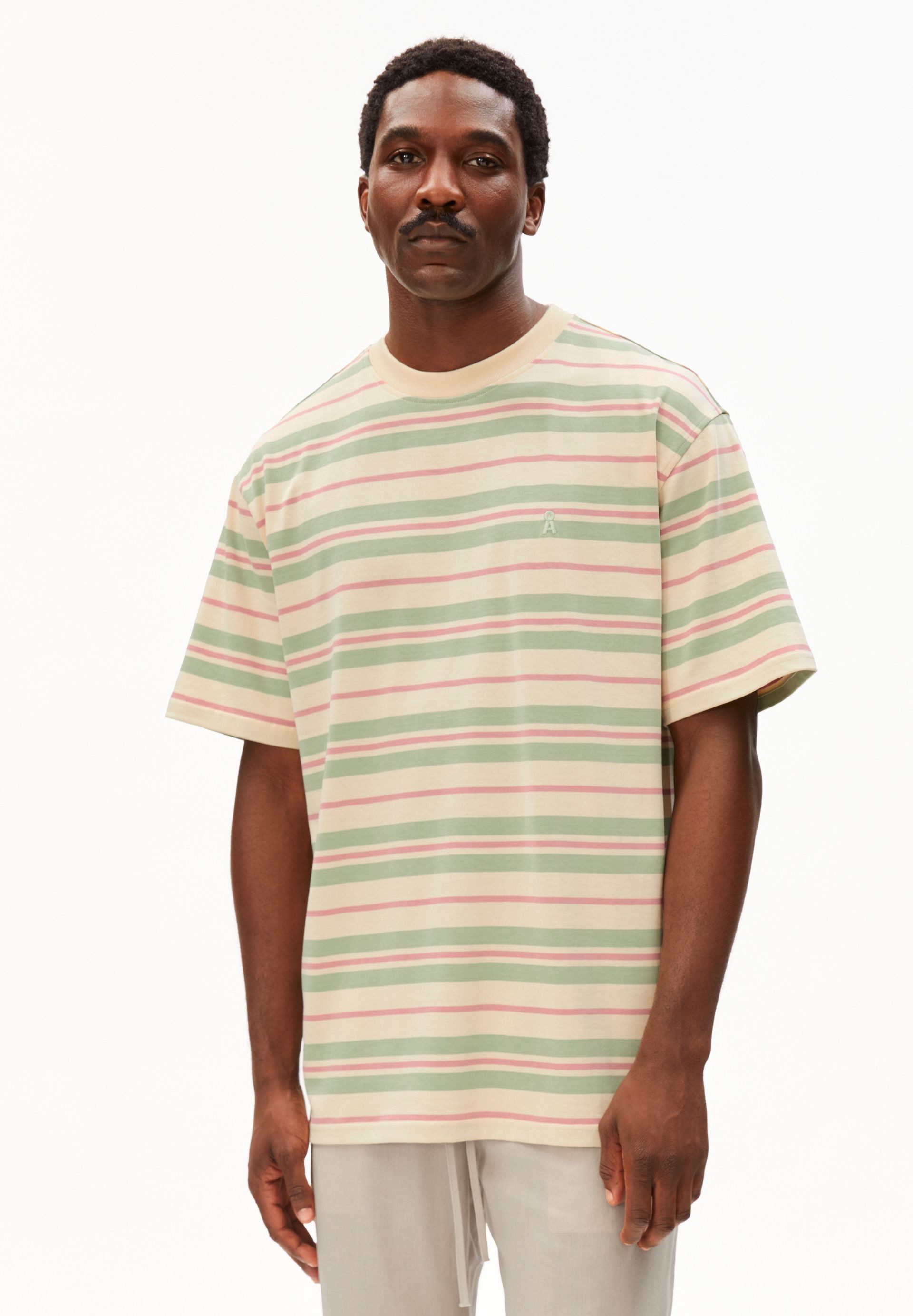 Armedangels T-Shirt MAARKOS STRIPES T-Shirt aus 100% Bio-Baumwolle Relaxed Fit