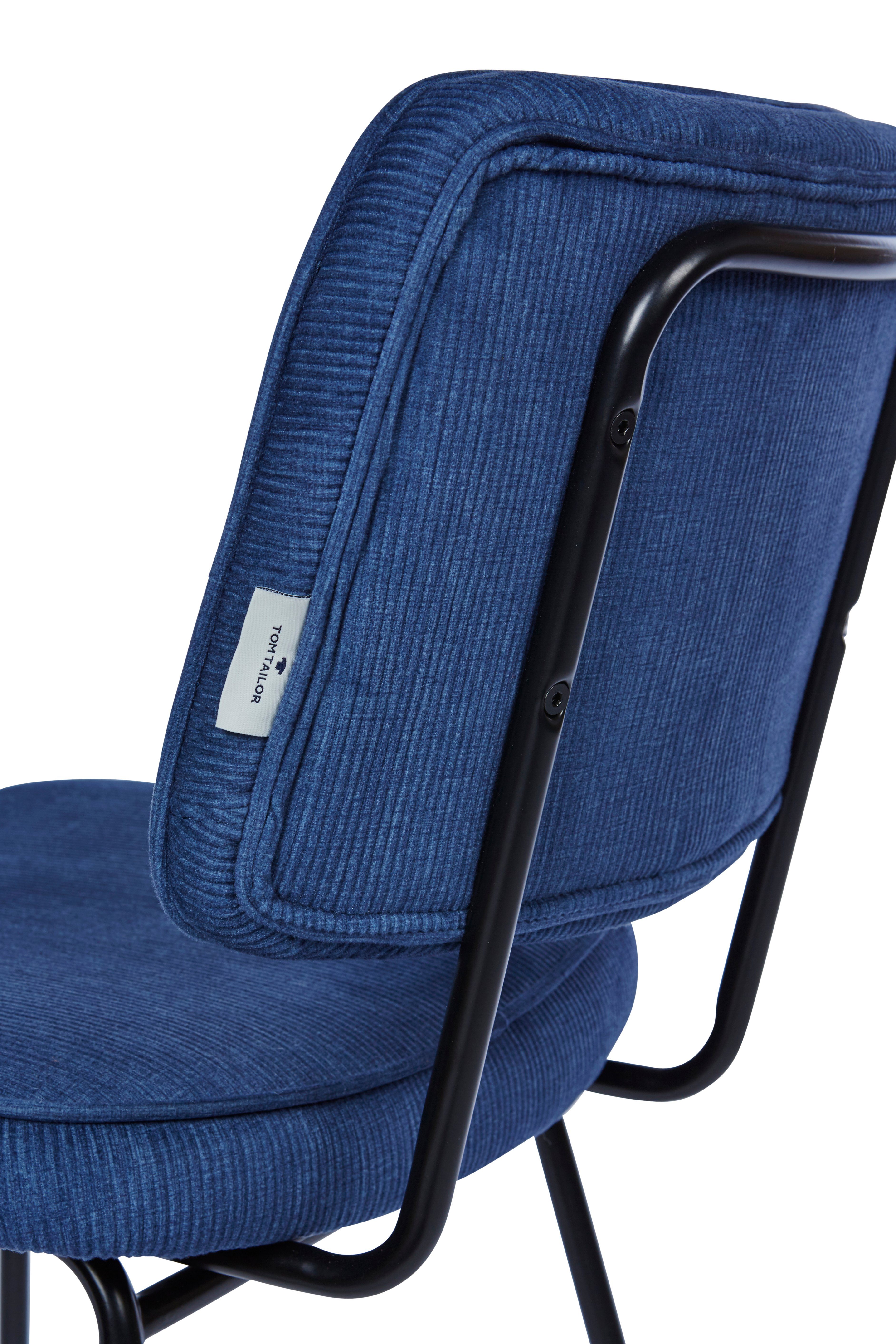 HOME OF COLORS Esszimmerstuhl TUBE CHAIR Stuhl im Retrolook - weicher Cordstoff - allerletzte Paare, weicher Sitzkomfort