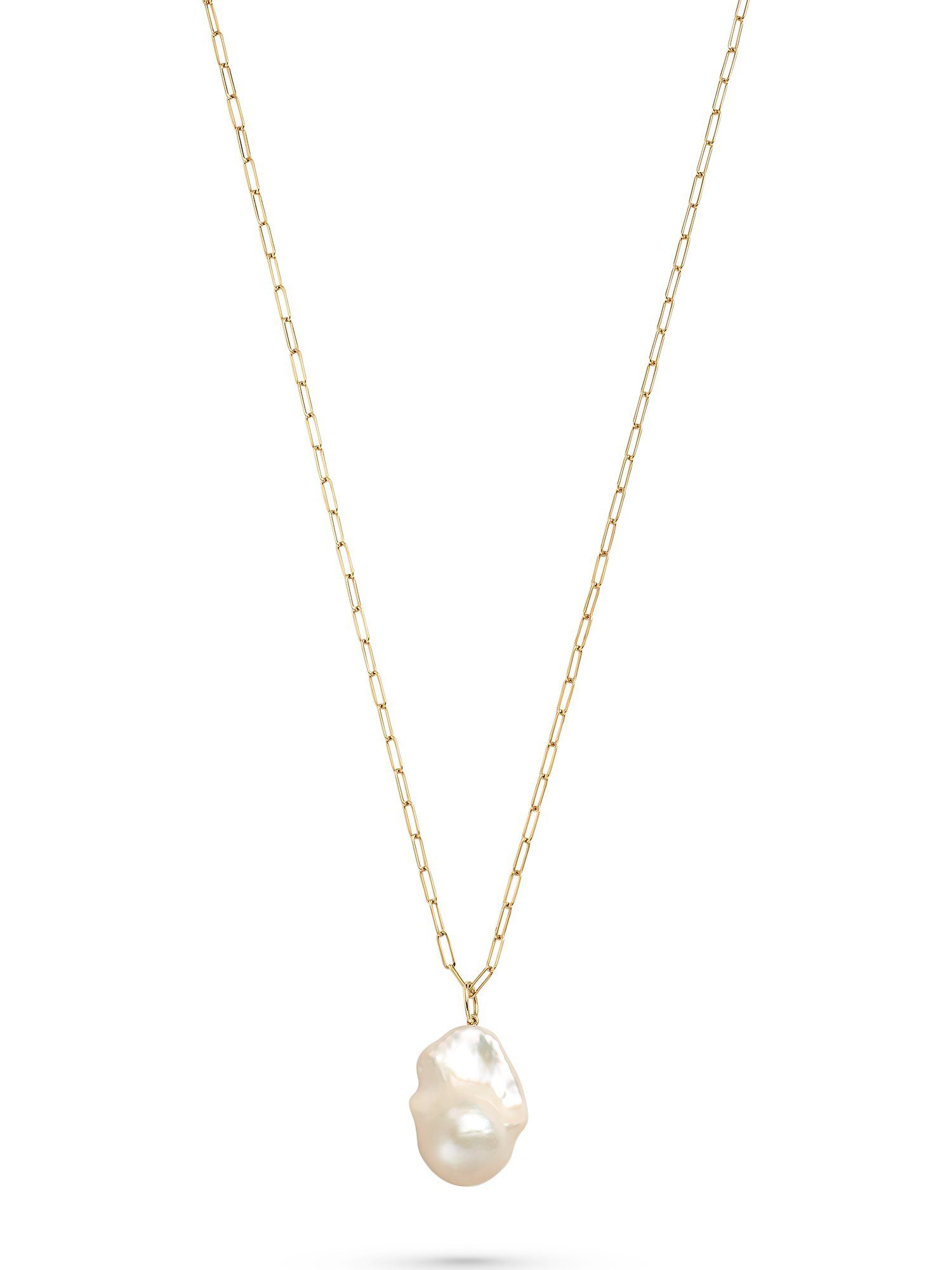 YAMOKO Collier YAMOKO Damen-Kette 585er Gelbgold Süßwasserperle