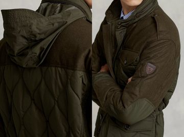 Ralph Lauren Winterjacke POLO RALPH LAUREN Quilted Field Jacket Utility Coat Stepp-Jacke Army M