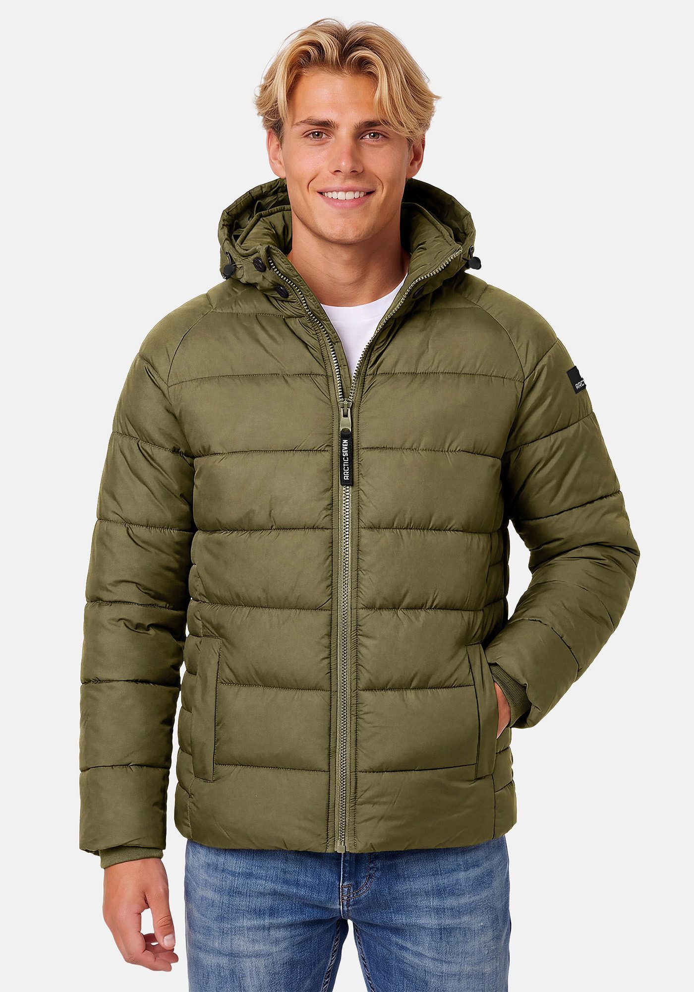 Arctic Seven Winterjacke ASRodrii mit warmem Teddyfell und abnehmbarer Kapuze – Bild 2 von 5