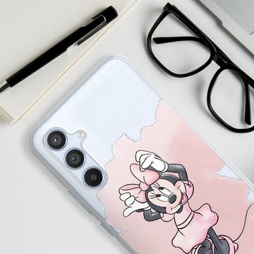 DeinDesign Handyhülle Mickey & Minnie Mouse Disney Motiv ohne Hintergrund, Samsung Galaxy A54 5G Silikon Hülle Bumper Case Handy Schutzhülle