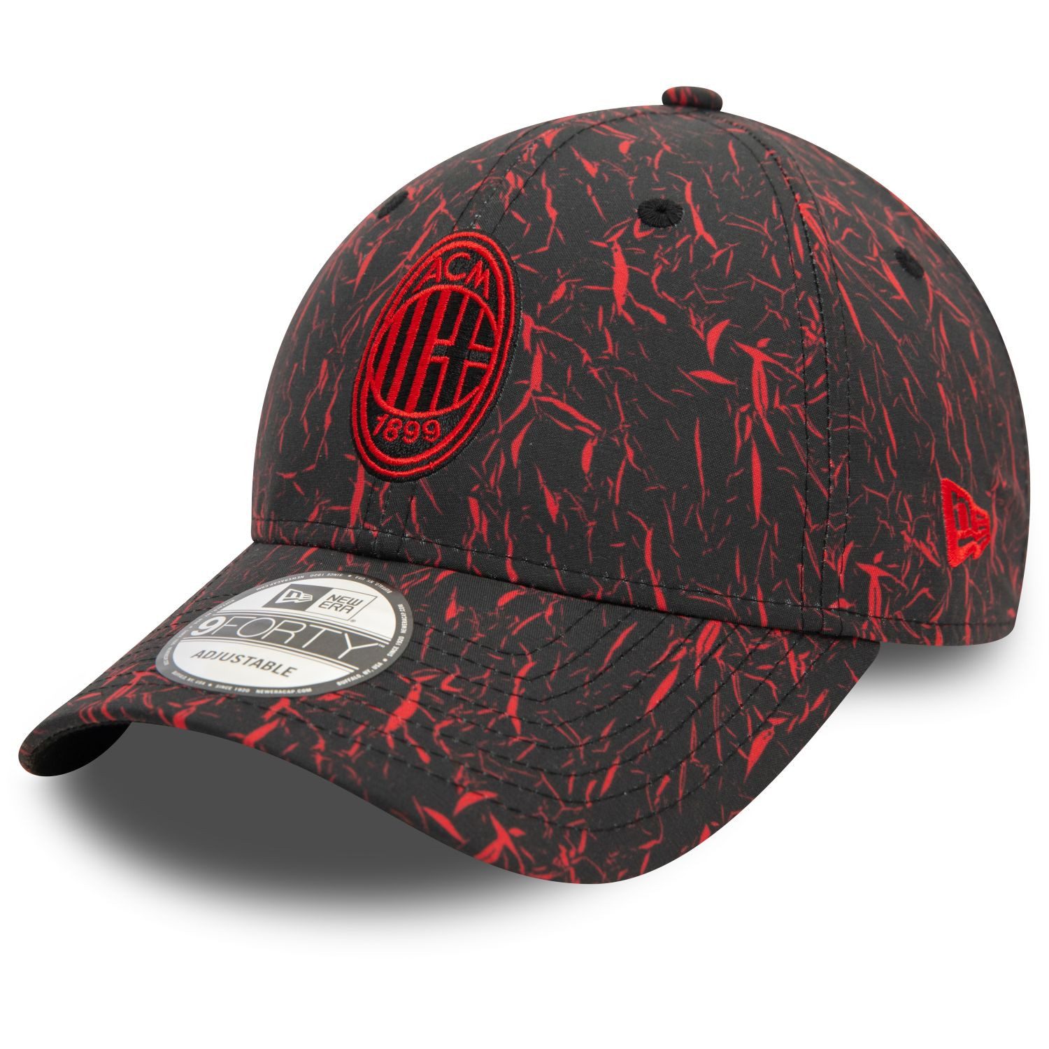 Baseball Cap 9Forty Strapback AC MAILAND crinkle print