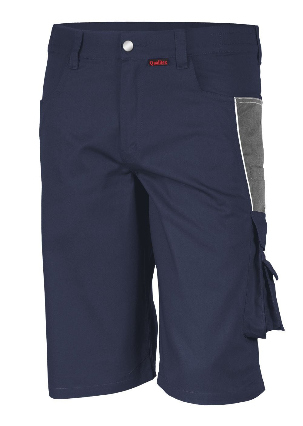 QUALITEX HIGH QUALITY WORKWEAR Arbeitsshorts strapazierfähige PROfessionals Shorts aus faserverstätktem Gewebe (1-tlg) kurze Arbeitshose MG 245 g mit 10 Taschen - Pflegeleicht - Waschbar