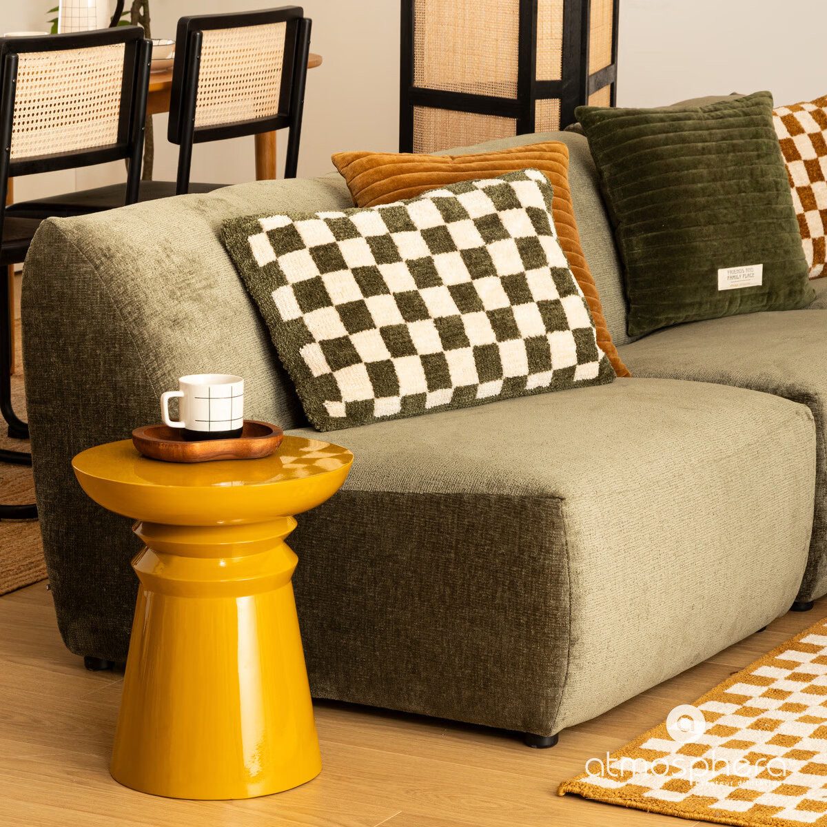 Atmosphera Créateur d'intérieur Beistelltisch Couchtisch Säule JAYA, Ø 38 x 43 cm (funktional), keine