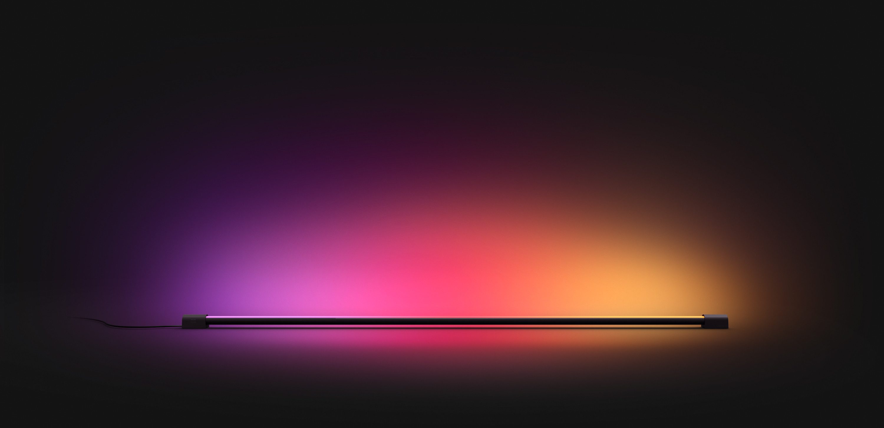 Philips Hue LED Lichtleiste Play Gradient Light Tube 125cm, Abschaltautomatik, Bluetooth, CCT - über Fernbedienung, Dimmfunktion, Farbsteuerung, Farbwechsel, Le – Bild 5 von 5