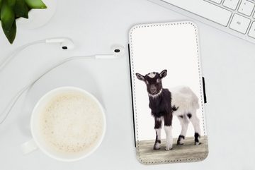 MuchoWow Handyhülle Ziege - Tiere - Kinder - Jungen - Mädchen, Handyhülle Telefonhülle Apple iPhone 13 Mini
