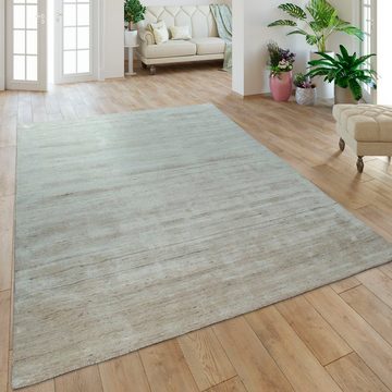 Teppich Loft 250, Paco Home, rechteckig, Höhe: 13 mm, Handgewebt, Kurzflor, aus 60% Viskose, 40% Baumwolle
