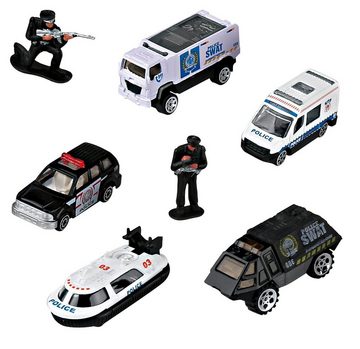 Bubble-Store Spielzeug-LKW Auto-Spielset, Polizei- / Rettungs-Station mit 35 Teilen, Feuerbekämpf