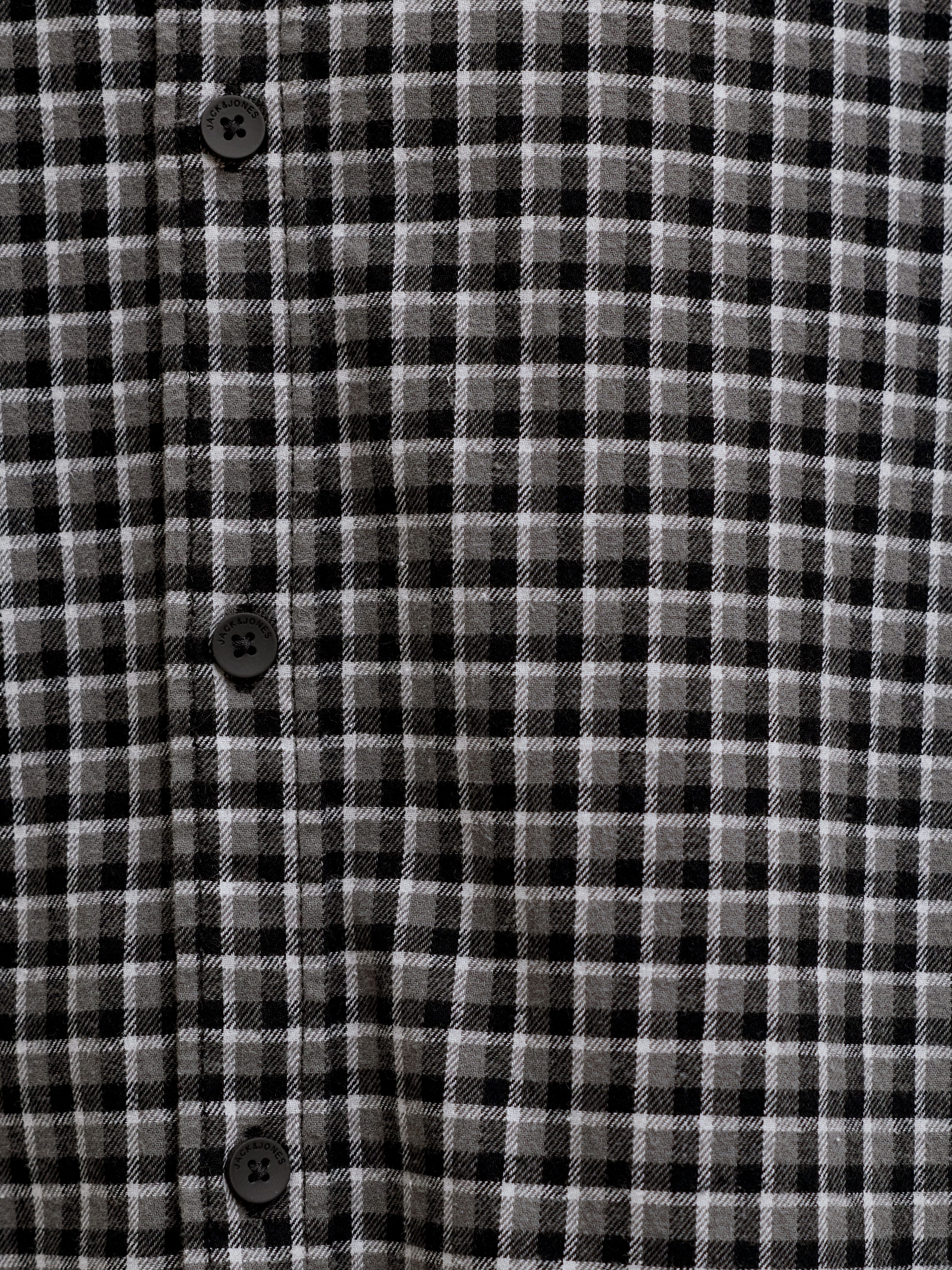 Jack & Jones Langarmhemd JJCARTER CHECK SHIRT LS SN Baumwolle, relaxed fit – Bild 4 von 5