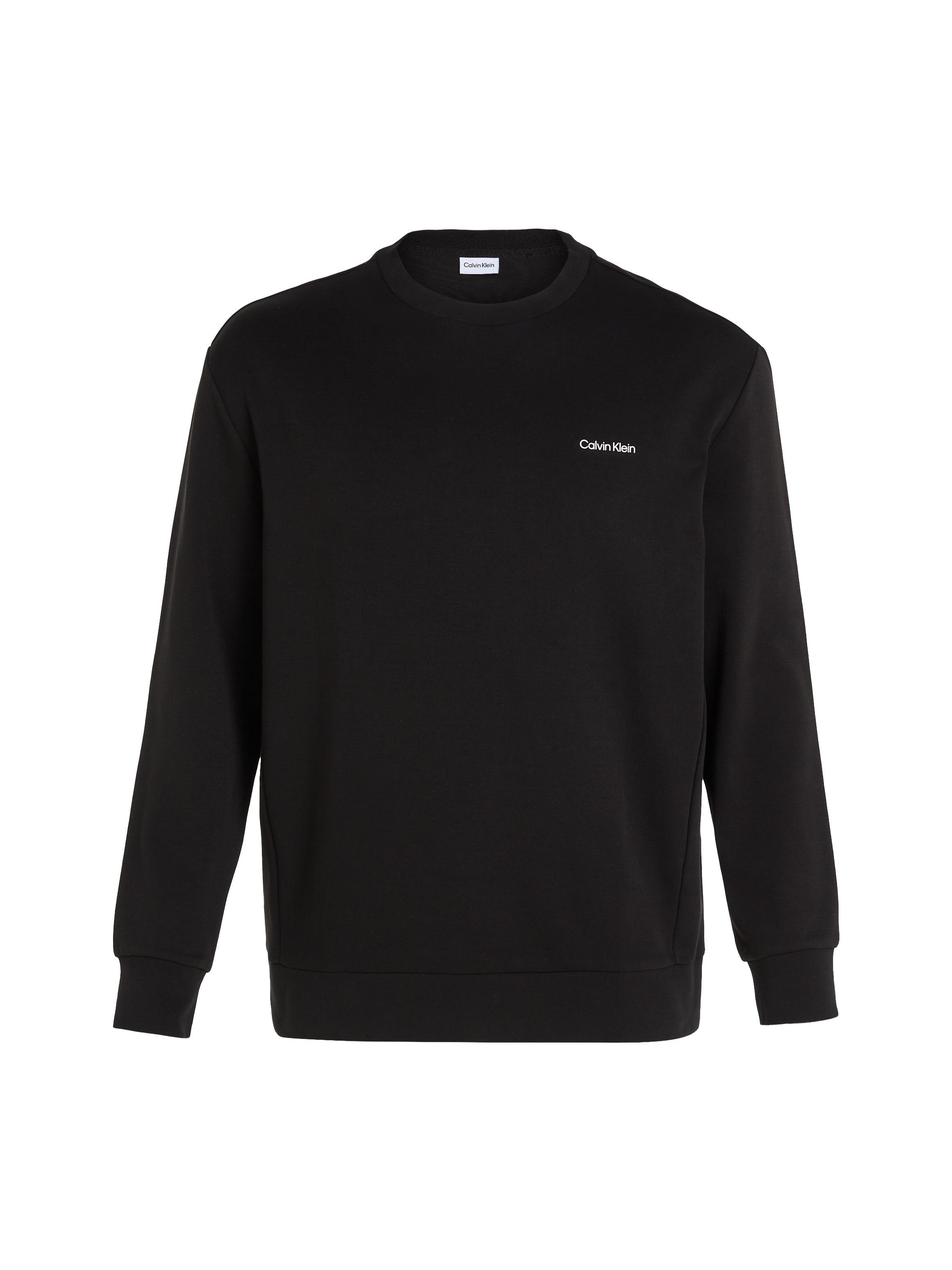 Big&Tall Calvin Logoschriftzug Klein schwarz mit Sweatshirt