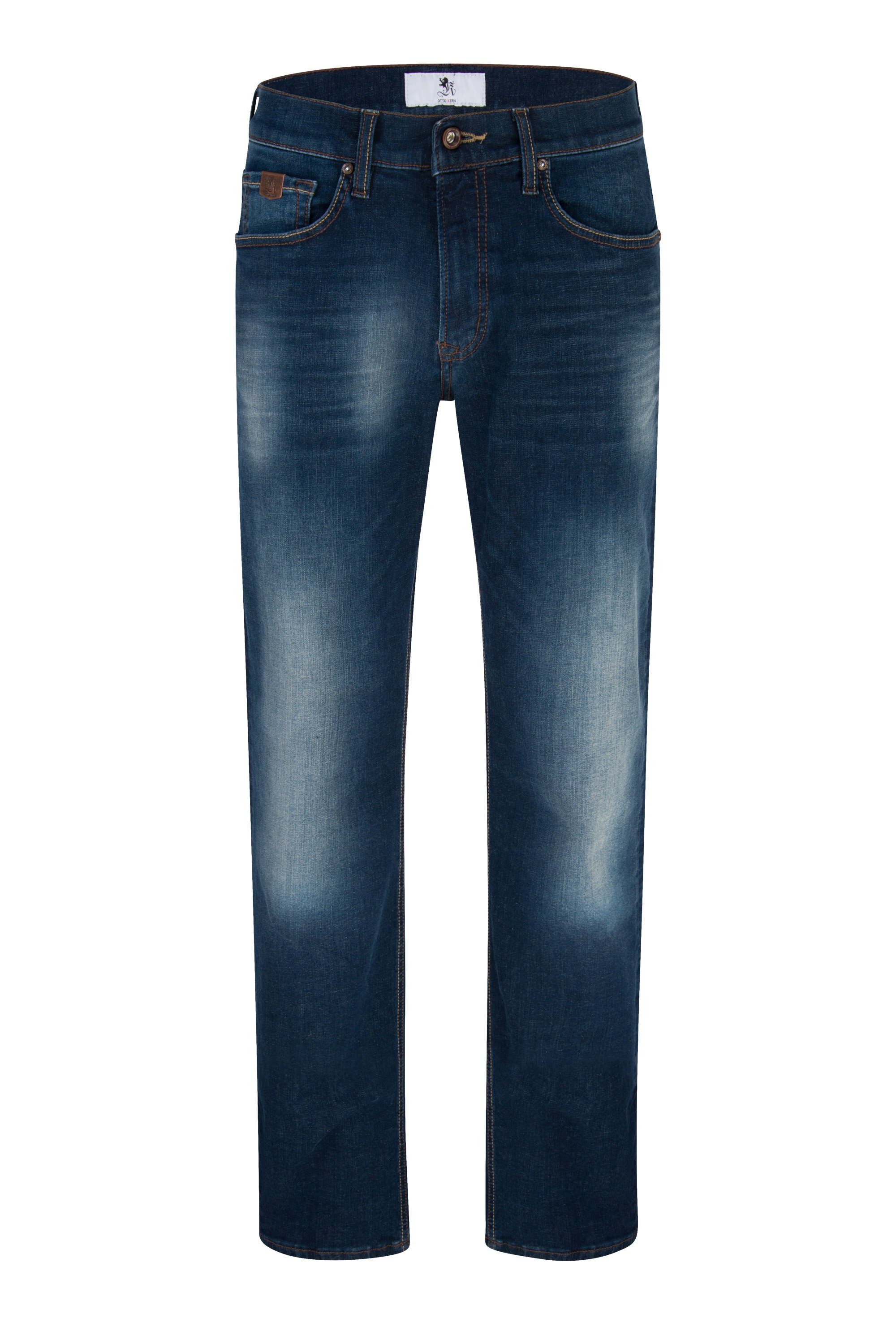 Herren Jeans Otto Kern 5-Pocket-Jeans OTTO KERN RAY dark blue used buffies 67001 6831.68