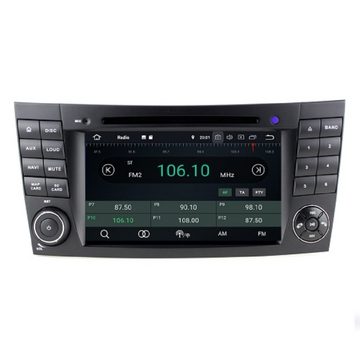 GABITECH 7 Zoll Autoradio GPS NAVIGATION für Mercedes Benz W211 CLS W219 W463 Autoradio