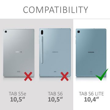 kwmobile Tablet-Hülle Hülle für Samsung Galaxy Tab S6 Lite (2024/2022/2020), Silikon Case transparent - Tablet Cover Tablethülle gummiert