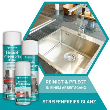 HOTREGA® Edelstahl Pflegespray Brillant 300 ml Edelstahlreiniger