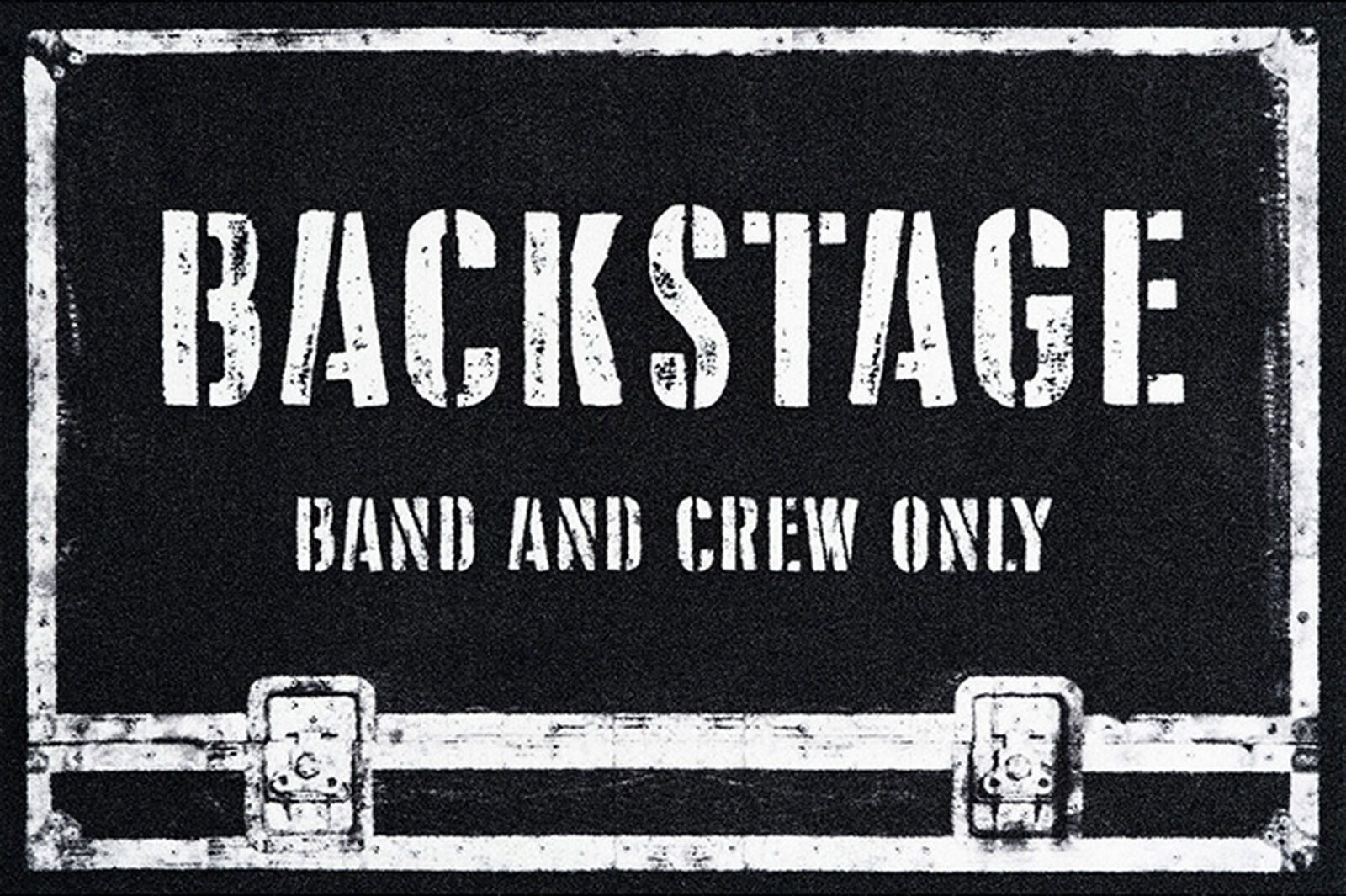 Fußmatte Fußmatte - Backstage - Band and Crew only