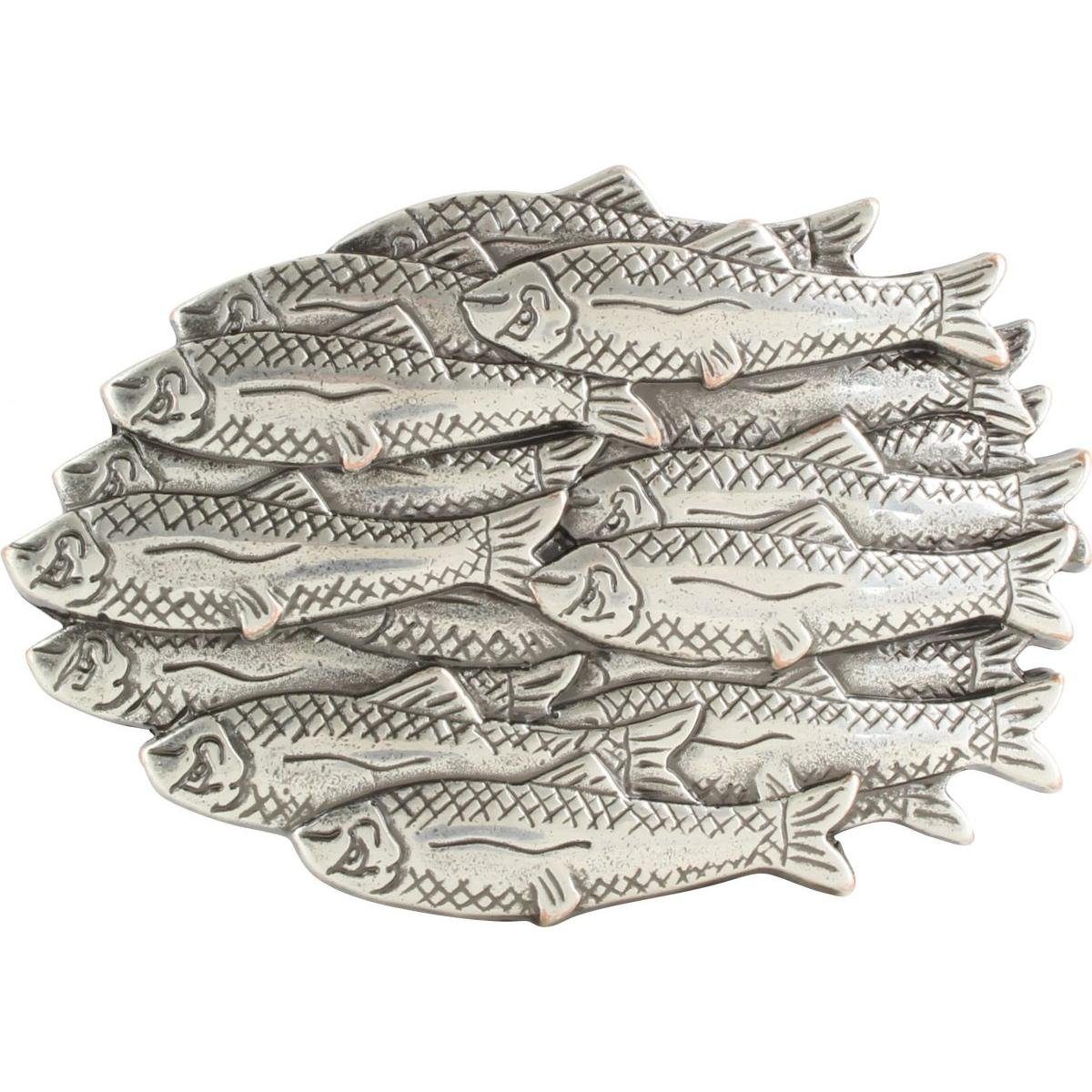 BELTINGER Gürtelschnalle Fische 4,0 cm - Buckle Wechselschließe Gürtelschließe 40mm - Gürtel bi