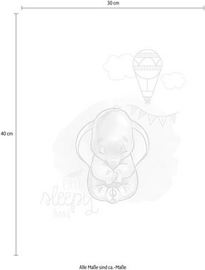 Komar Poster Dumbo Sleepy, Disney (1 St), Kinderzimmer, Schlafzimmer, Wohnzimmer