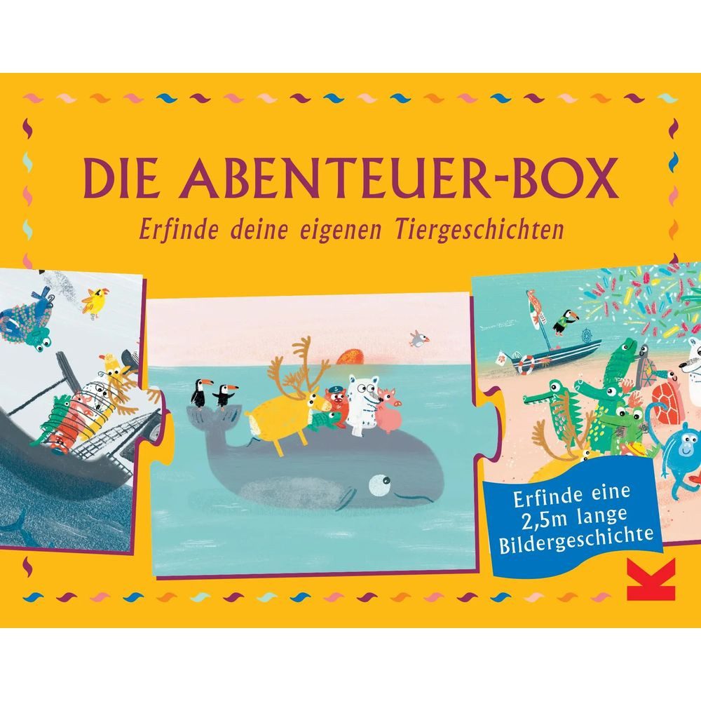 Laurence King Puzzle Die Abenteuer-Box, Puzzleteile