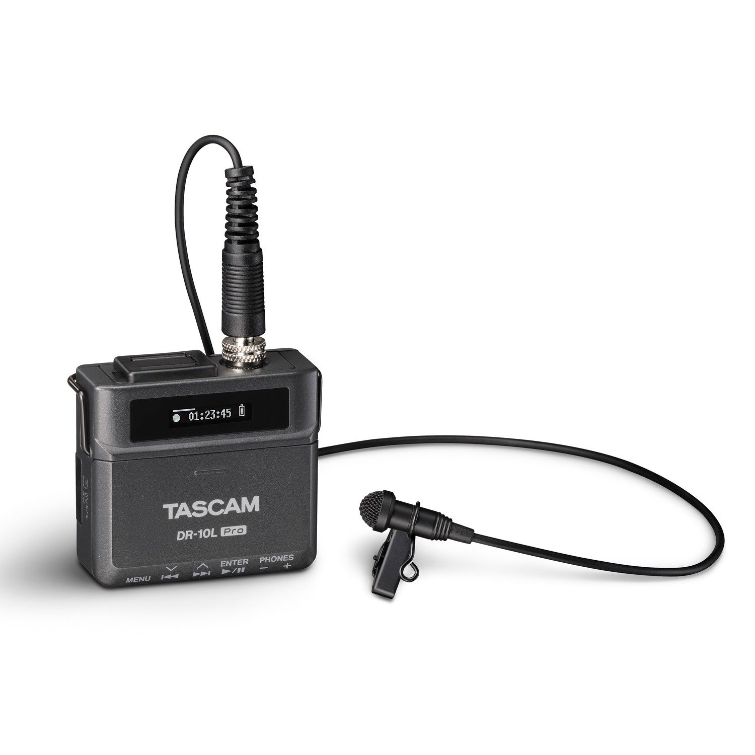Tascam Tascam DR-10L Pro Recorder mit Lavaliermikrofon + Bonus In-Ear Digitales Aufnahmegerät