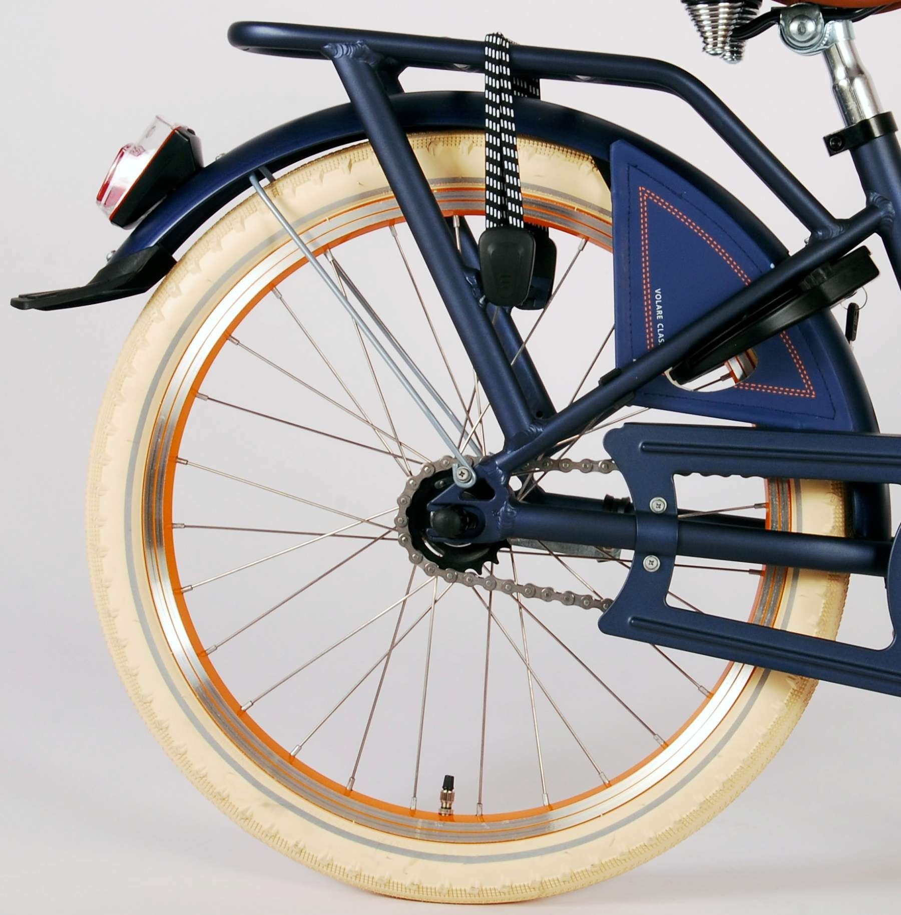 Volare Kinderfahrrad Classic Oma - Mädchen - 20 Zoll - bis 115 kg - Rücktrittbremse, 85% zusammengebaut, 6 - 8 Jahre, Luftbereifung