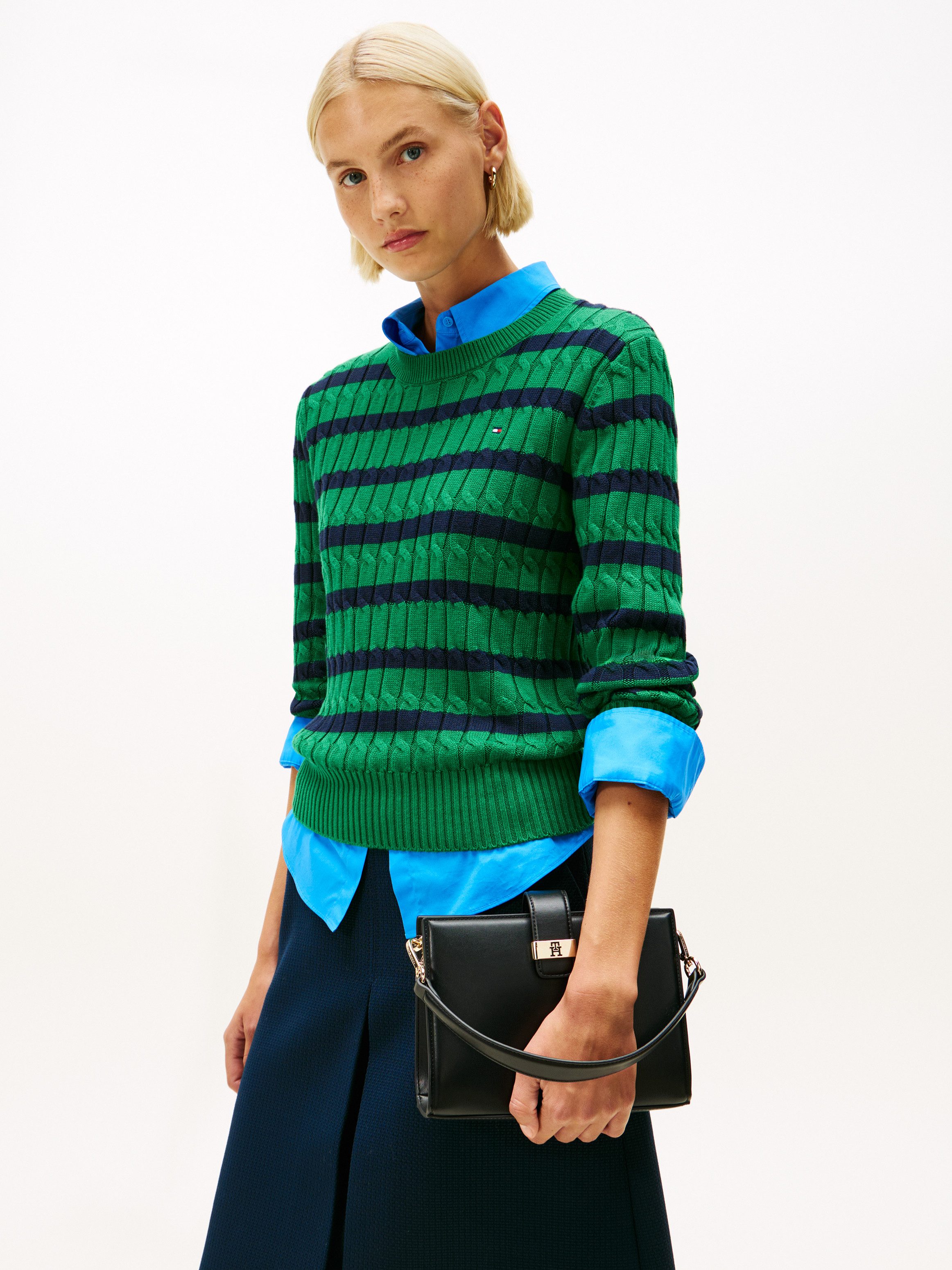 Tommy Hilfiger Satchel TH HERITAGE MINI SATCHEL, Damen Umhängetasche, Trage günstig online kaufen