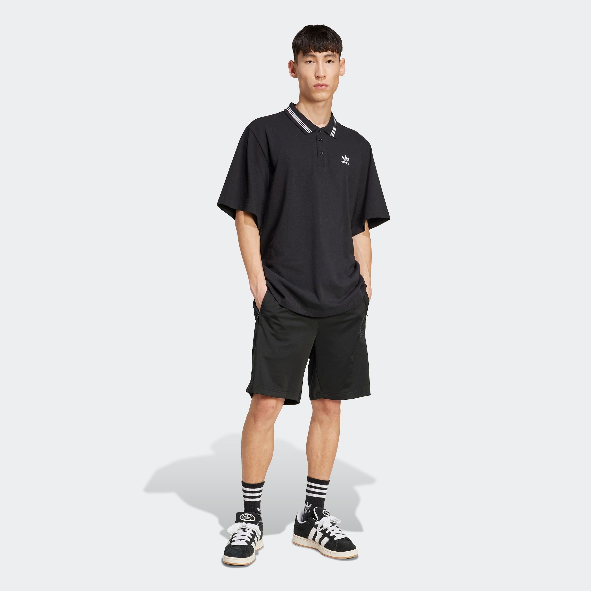 adidas Originals T-Shirt ADIDAS ADICOLOR, LOCKER GESCHNITTEN sportlicher Stil, lockere Silhouette, mit Druckknopfverschluss – Bild 5 von 5