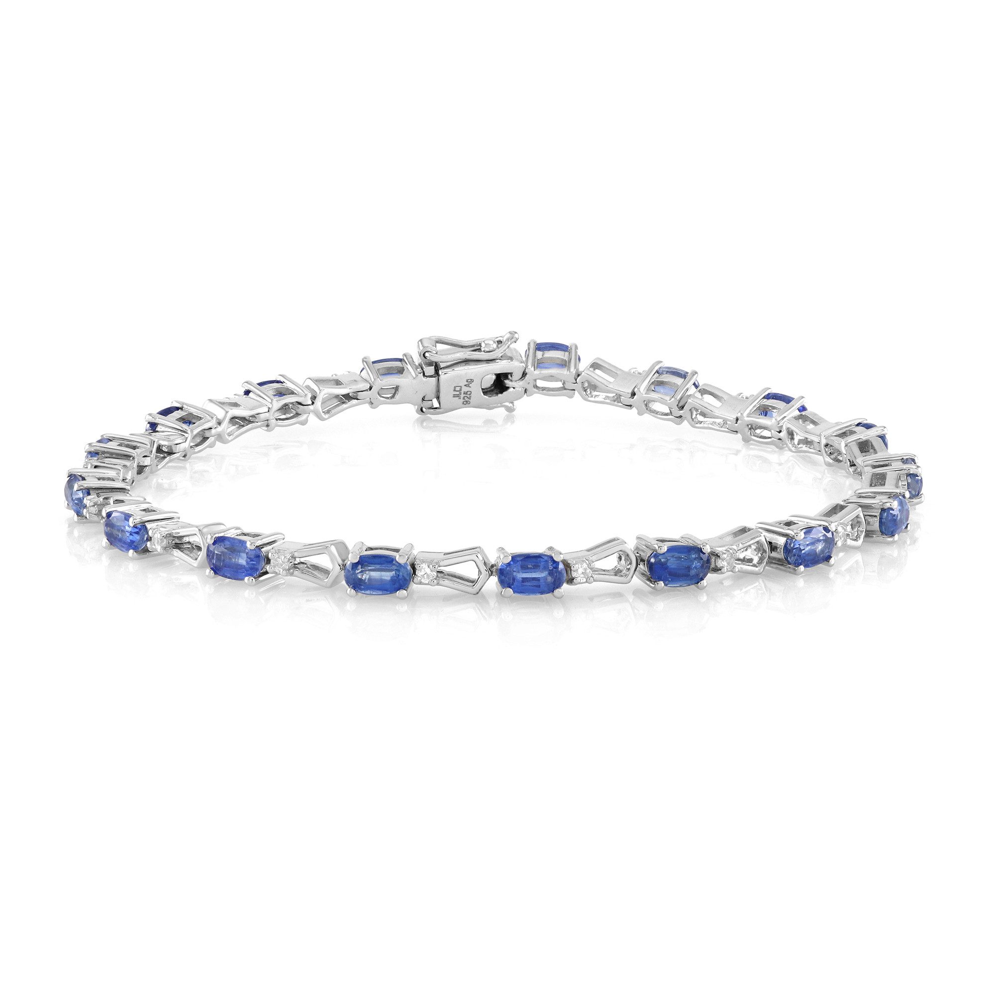 Silberarmband Nepalesisches Kyanit-Sterlingsilber-Armband