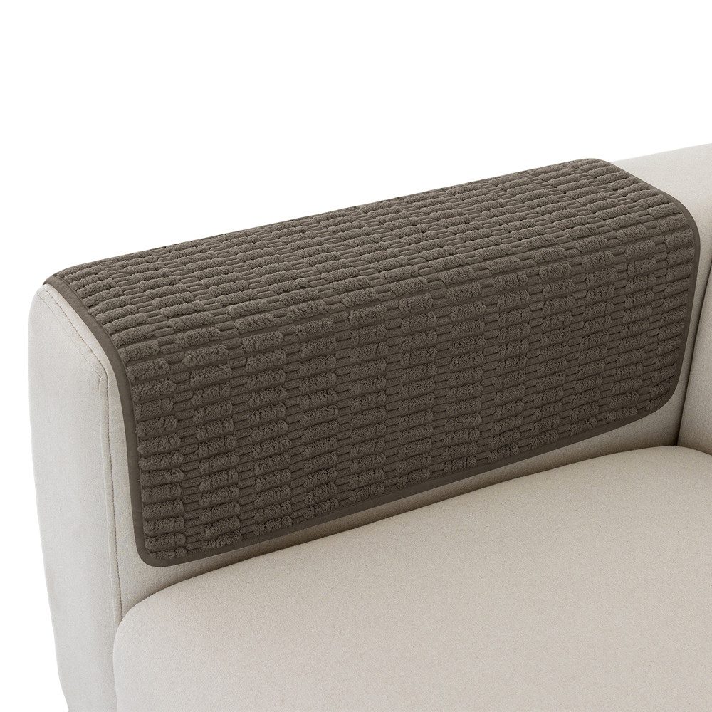 Zyronn Sesselschoner Armlehnenbezüge für Sofa und Sessel (2er-Set), Rutschfeste, Armlehnen-Schoner, Schutzbezüge für Sofas und Sessel