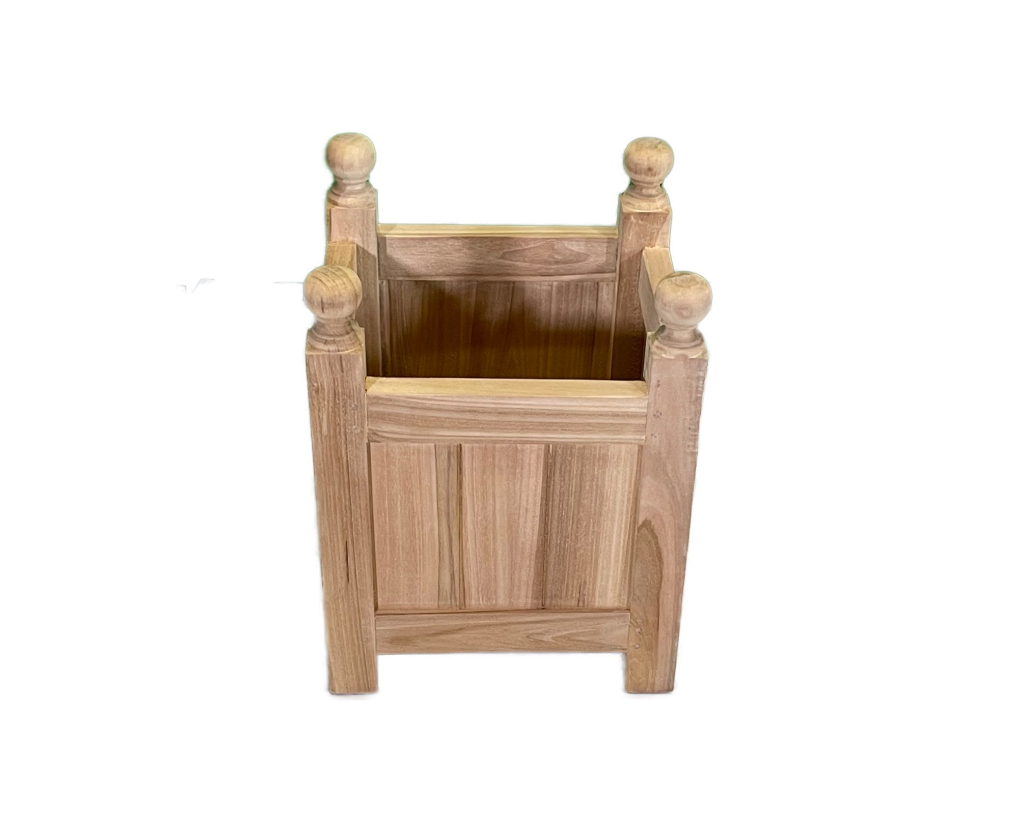 Strandkorb-King Blumenkasten Teakholz Pflanzentop 35cm
