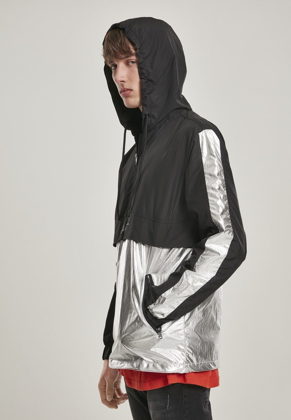 Allwetterjacke MisterTee Herren Reflective Mister Tee Windbreaker