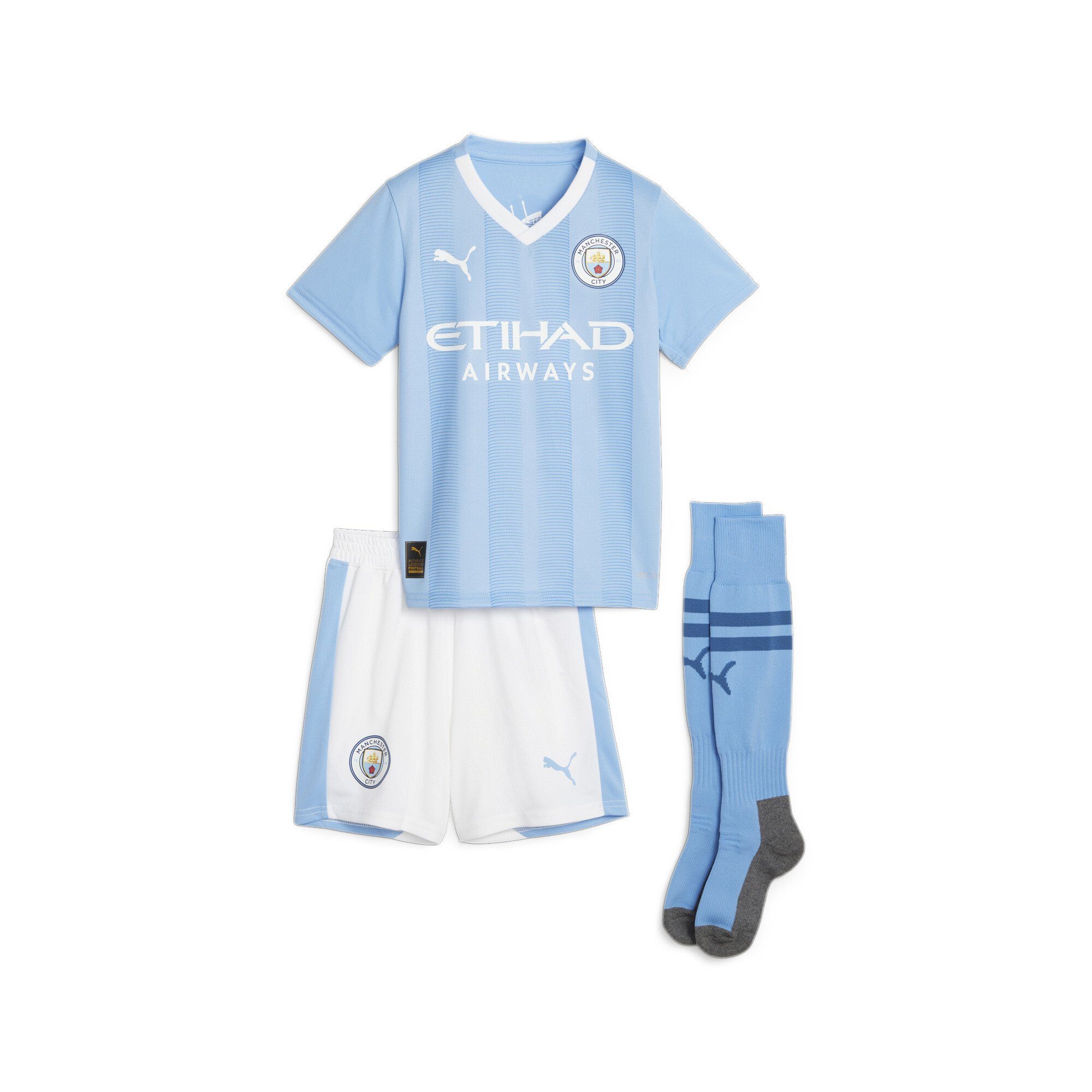 Mini PUMA Manchester F.C. City Kit Home Trainingsanzug Jugendliche