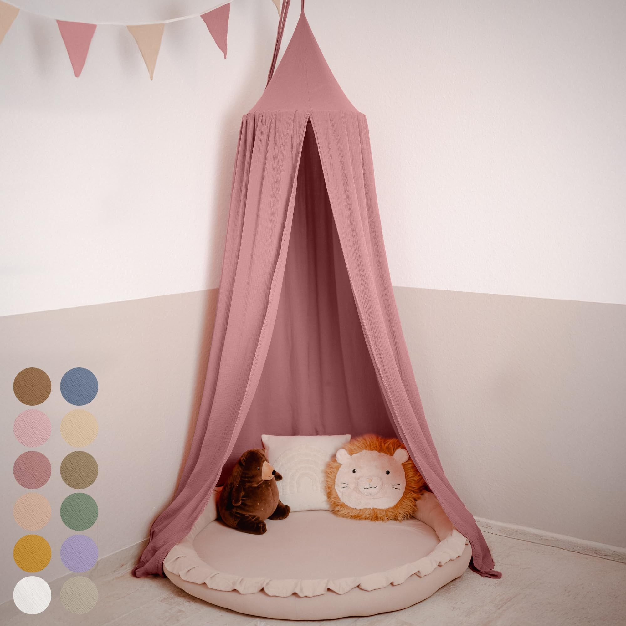 Betthimmel Hochwertiger Baldachin Betthimmel für Baby- und Kinderbetten