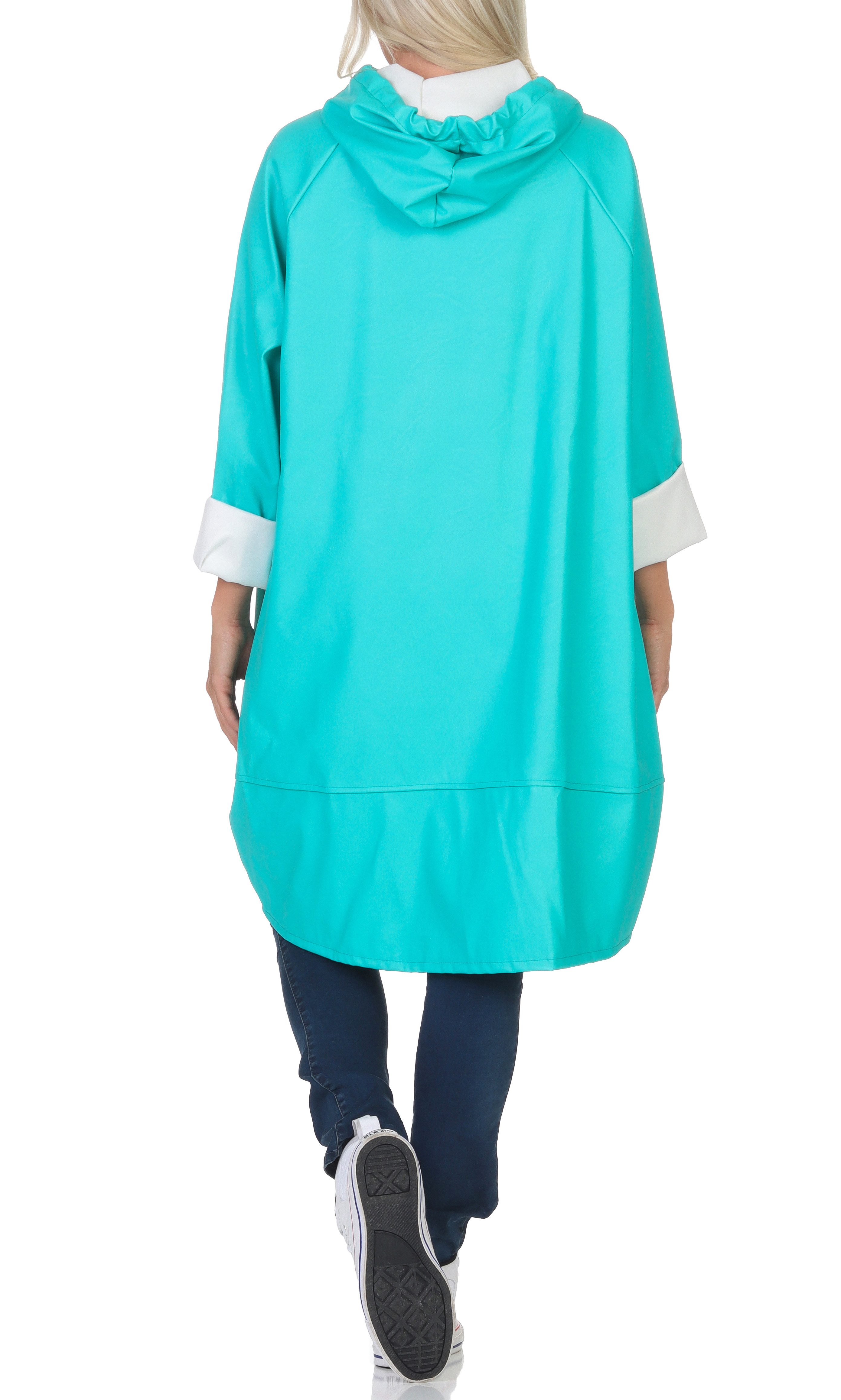 simarada Regenjacke Damen Jacke 37115 38 - 42 Türkis