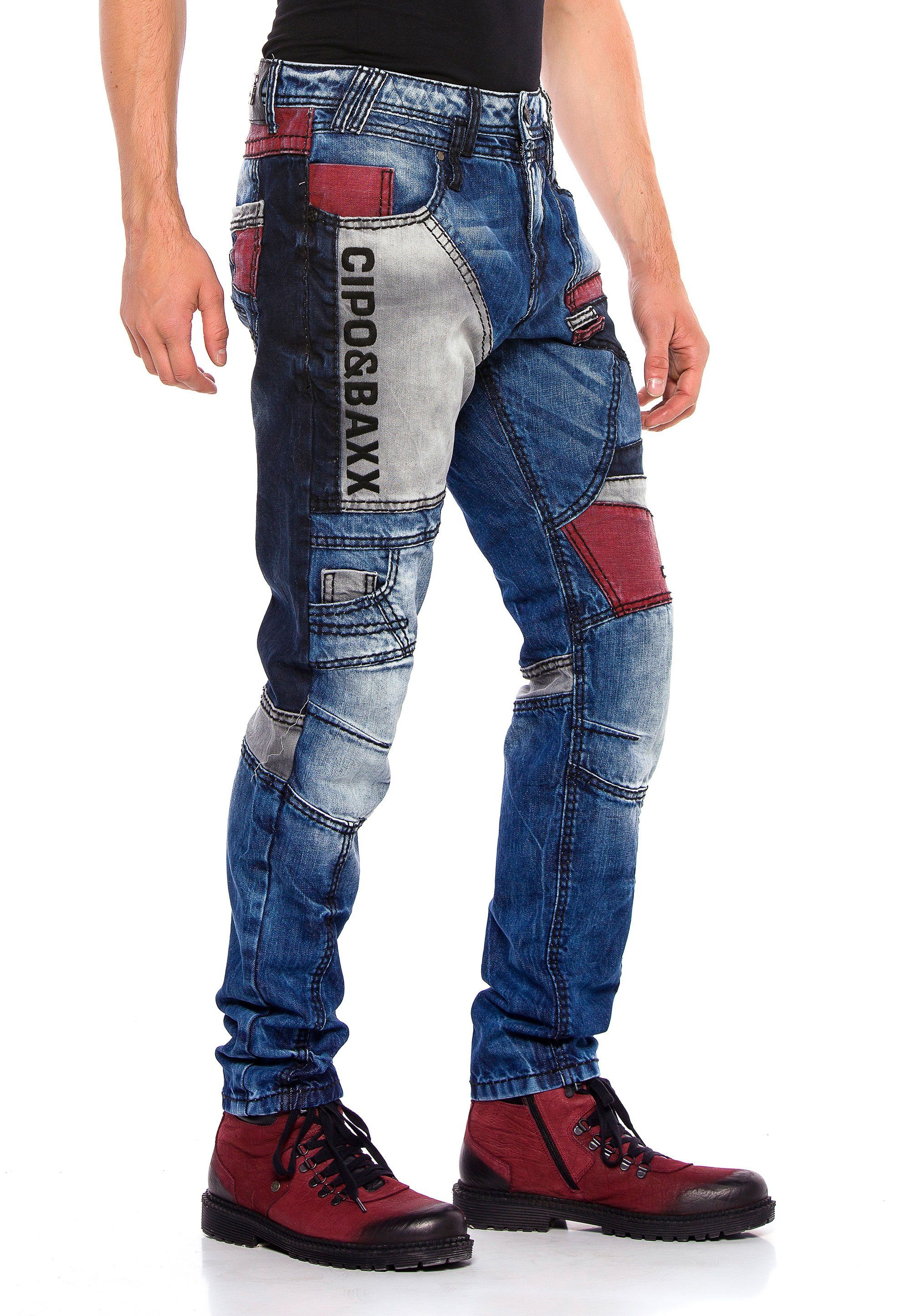 Cipo & Baxx Jeans Design im extravaganten Bequeme