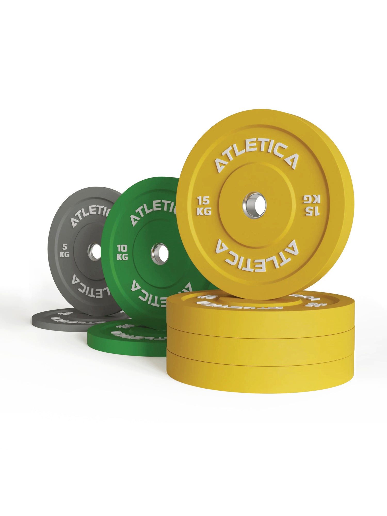 Hantelscheiben Color Bumper Plates Set, 90 kg