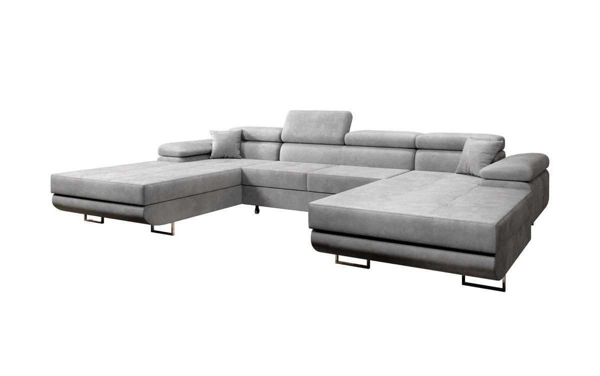 Luxusbetten24 Schlafsofa Designer Sofa Calvera U, günstig online kaufen