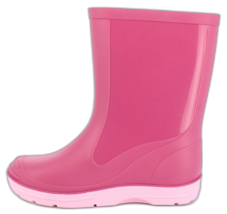 Beck Regenstiefel Basic Gummistiefel (für Mädchen und Jungen, in vielen Farben und Größen verfügbar) schmaler Schlupf-Stiefel, herausnehmbare Innensohle