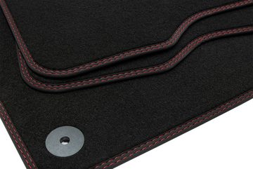 tuning-art Auto-Fußmatten BDN419 Automatten Set passgenau für Mercedes-Benz EQS Coupé V297 2021-