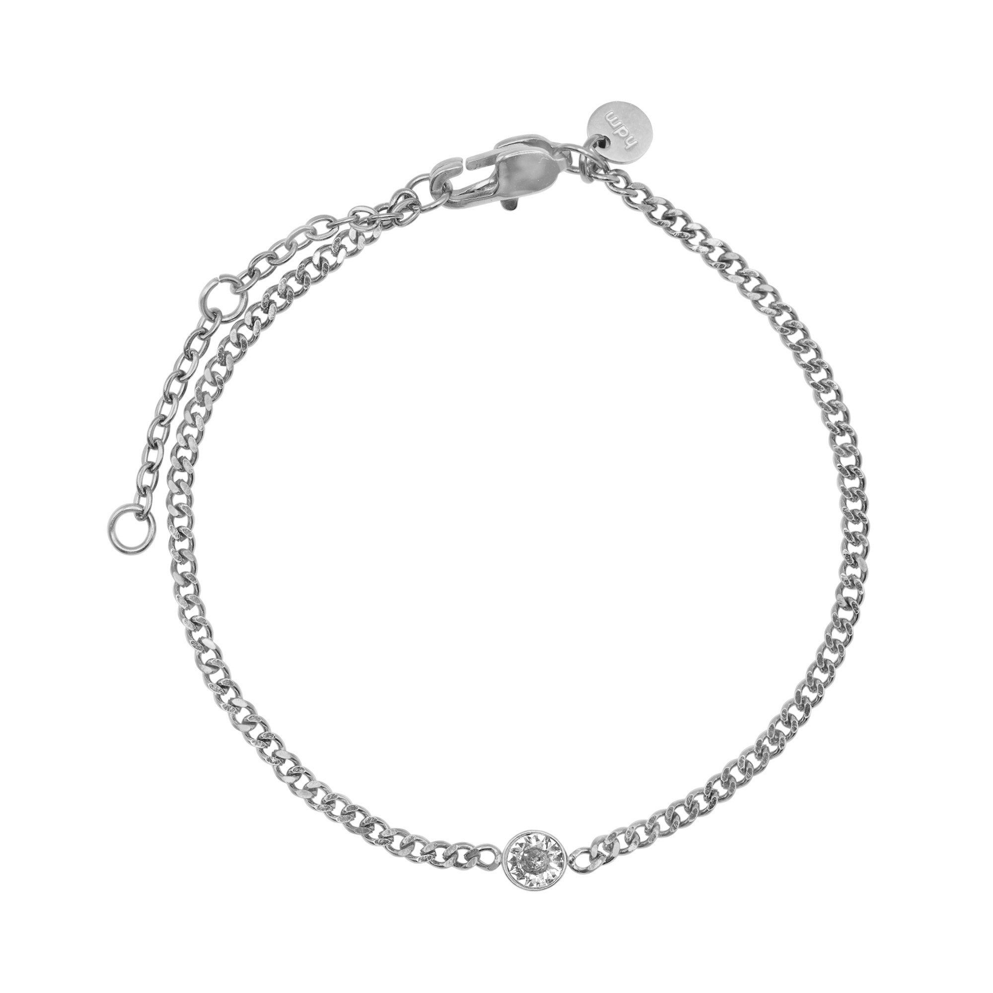 Armband Lioré silberfarben poliert