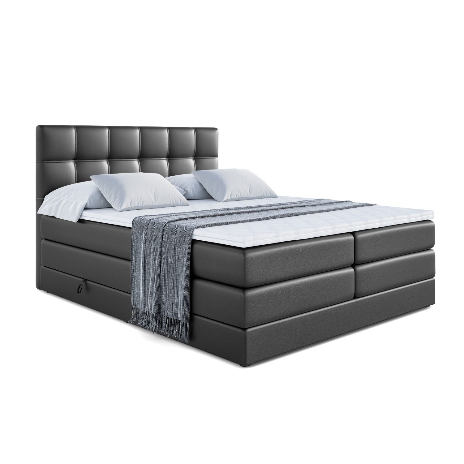 ALTDECOR Boxspringbett MARCE KING (Multipocket-Matratze H4, günstig online kaufen